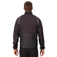 Regatta Softshell Jacket and Vest Steren (windproof, water-repellent) dark grey Men