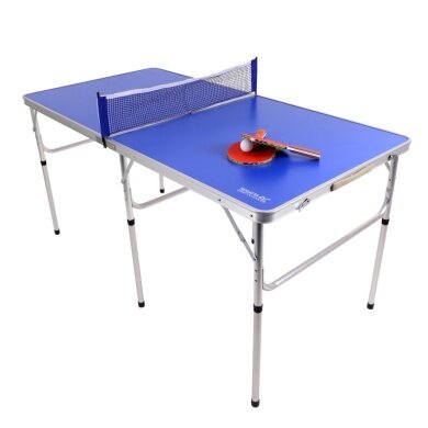 Regatta Table Tennis Table Outdoor Camping - incl. Net - 152x76x76cm - blue