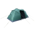 Regatta Camping Tent Kivu Vis-a-Vis - water-repellent, 2 entrances, for 4 persons - green