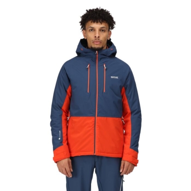 Regatta hiking jacket Highton Stretch III (waterproof, insulated and warm) blue/red men