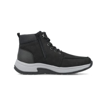 Rieker winter boots 11020-00 (lace-up boots with suede material) carbon grey/black men's