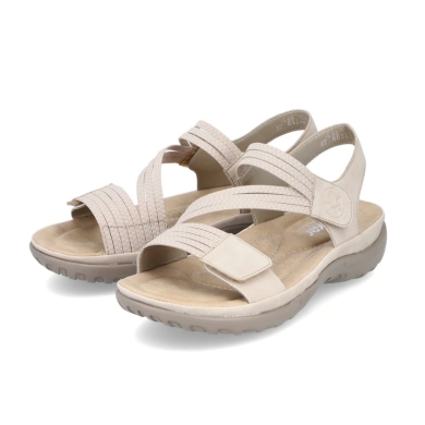 Rieker Sandal 64870-62 beige Ladies