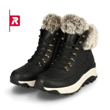 Rieker Winter Boots Evolution W0063-00 (Boots with side zipper and lining) black Women