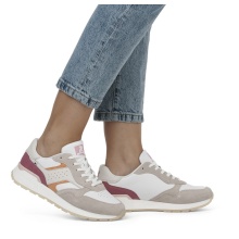 Rieker Sneaker Evolution (Suede) W0607-80 white/beige ladies