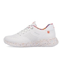 Rieker Sneaker Evolution (smooth leather) W0402-80 white/multicoloured Women