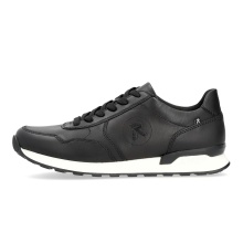 Rieker Low Sneaker (Smooth Leather) U0304-01 Black Men's