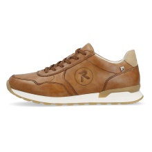 Rieker Low Sneaker (Smooth Leather) U0304-25 nougat brown Men's