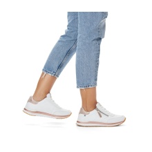 Rieker Sneaker Evolution (Smooth Leather) 42505-80 white Ladies