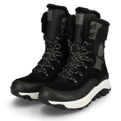 Rieker Winter Boots Evolution W0066-60 (Boots with side zipper and lining) black/gray Women