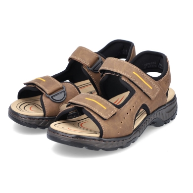 Rieker Trekking Sandal 21760-24 Coffee Brown Men's