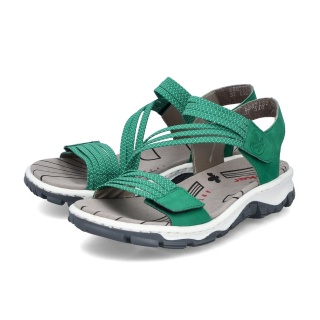 Rieker Trekking Sandals 68871-52 Green Ladies