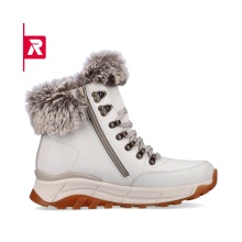 Rieker Winter Boots Evolution W0063-80 (Boots with side zipper and lining) white Women