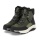 Rieker Winter Boots W0072-54 (Lace-up boots with inner lining and side zip) khaki green/black