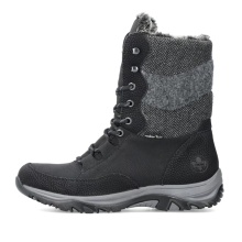 Rieker Winter Boots M9643-01 (Laced Boots with Lining) black Ladies