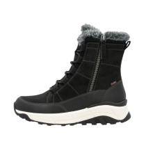 Rieker Winter Boots W0071-00 R-TEX (Lace-up boots with inner lining and side zip) black ladies