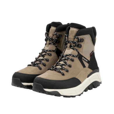 Rieker Winter Boots W0072-64 (Lace-up boots with inner lining and side zip) brown/black ladies