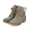 Rieker Winter Boots Y9100-54 (Lace-up boots with lining and side zipper) green Women