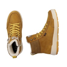 Rieker Winter Boots Evolution U0071-00 (Boots with side zipper and inner lining) yellow/brown Men