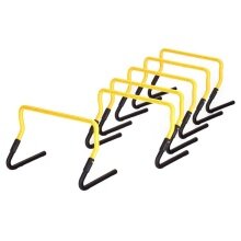 RioFit Hurdles Athletic Set yellow/black - 6 pieces