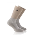 Rohner Hiking Sock Original SupeR Light (wool blend, moisture-regulating) sand brown/beige - 1 pair