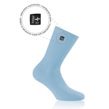 Rohner Day Sock SupeR (ribbed, non-slip, cotton) baby blue Men 1 Pair