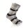 Rohner Day Sock Fashion grey/striped Men - 1 Pair