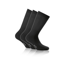 Rohner Tennis Socks Crew Basic (super soft) black - 3 pairs