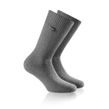 Rohner Work Sock Army Working (Wool Blend, Abrasion Resistant) Dark Grey Men - 1 Pair