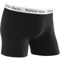 Rohner Boxershort Basic Underwear black/white Men - 1 piece