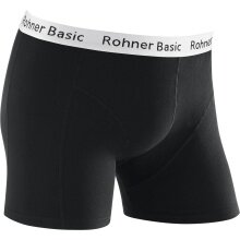 Rohner Boxershort Basic Underwear black/white Men - 1 piece