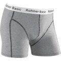 Rohner Boxershort Basic Underwear grey/black Men - 1 piece