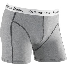 Rohner Boxershort Basic Underwear grey/black Men - 1 piece