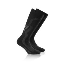 Rohner Winter Ski Socks Compression Ski Light (Compression Sock) dark grey - 1 pair