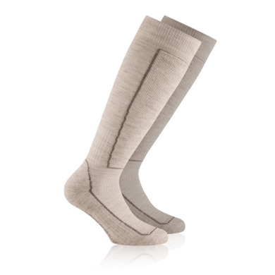 Rohner Ski Sock Natural Ski (Wool Blend) beige - 1 Pair