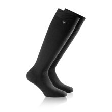 Rohner Winter Ski Socks Thermal Knee Socks (Merino Wool, warm) black - 1 pair