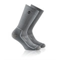 Rohner Sport Sock Crew Eco X-Sport (Organic Cotton, Moisture Absorbing) Grey - 1 Pair