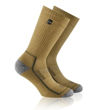 Rohner Sport Sock Crew Eco X-Sport (Organic Cotton, Moisture Absorbing) Khaki Green - 1 Pair