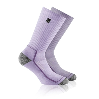 Rohner Sportsocke Crew Eco X-Sport (Organic Cotton, Moisture Absorbing) violet/lavender - 1 Pair