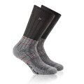 Rohner Hiking Sock Fibre High Tech (Coolmax fibers/Merino wool) anthracite/grey - 1 pair