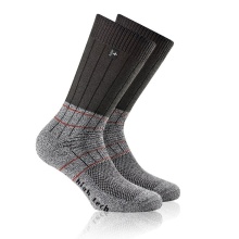 Rohner Hiking Sock Fibre High Tech (Coolmax fibers/Merino wool) anthracite/grey - 1 pair