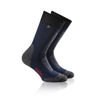 Rohner Hiking Sock Alpine Trekking (Trekking, medium cushioning) navy blue - 1 pair