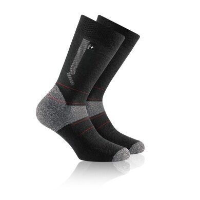 Rohner Winter Ski Socks Nordic Light (light padding, warm) black - 1 pair