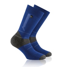 Rohner Winter Ski Socks Nordic Light (light padding, warm) royal blue - 1 pair