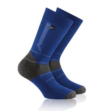 Rohner Winter Ski Socks Nordic Light (light padding, warm) royal blue - 1 pair