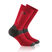 Rohner Winter Ski Socks Nordic Light (light padding, warm) red - 1 pair