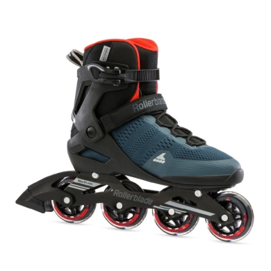 Rollerblade Inline Skates Sirio 80 (Wheels: 80mm/82A, Bearings: SG5) Orion Blue/Orange Men