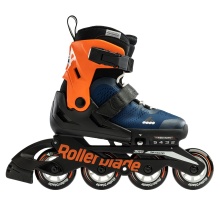 Rollerblade Inline Skates Microblade (Wheels: 72mm/80A, Bearings: SG3) Midnight Blue/Orange Children