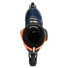 Rollerblade Inline Skates Microblade (Wheels: 72mm/80A, Bearings: SG3) Midnight Blue/Orange Children