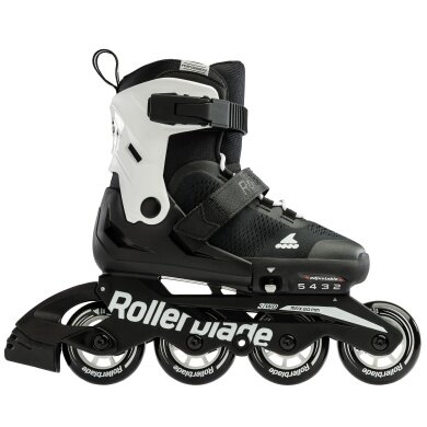 Rollerblade Inline Skates Microblade (Wheels: 72mm/80A, Bearings: SG3) black/white Kids