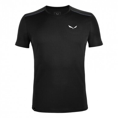 Salewa Outdoor Functional T-shirt Sporty B4Dry Short Sleeve Black Men